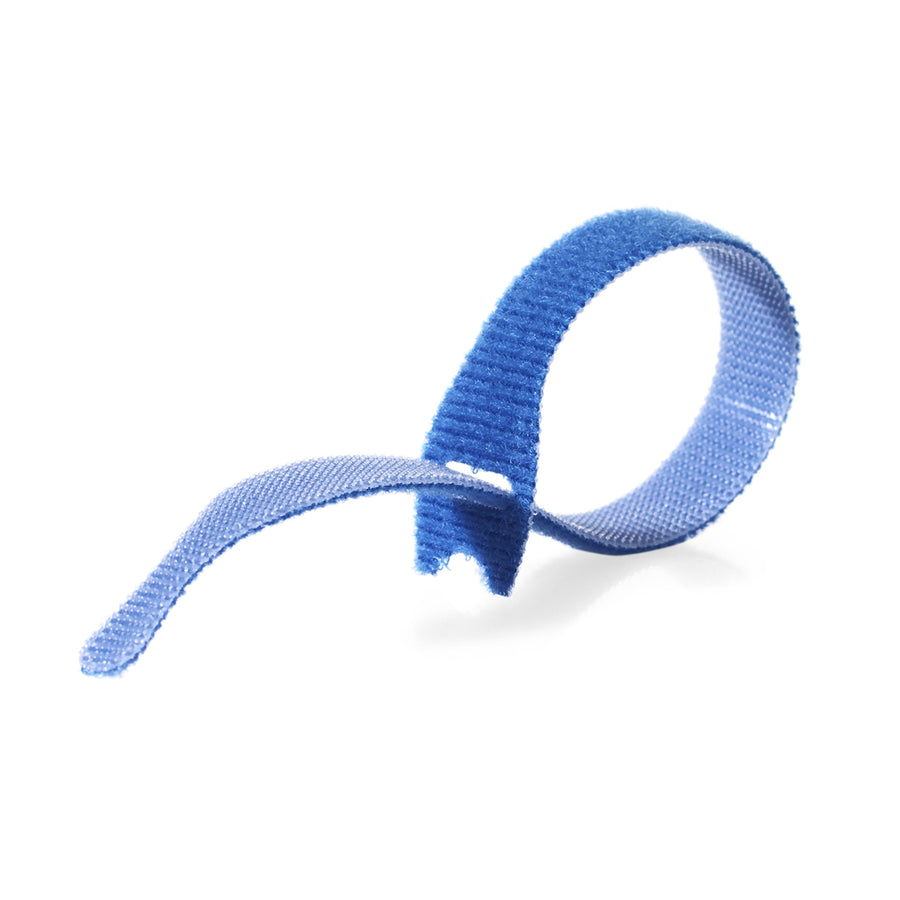 DYNAMIX CAB200V-BLUE - Hook & Loop Cable Tie 200mm x 13mm BLUE Colour (Packs of 10)