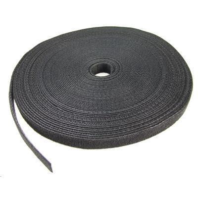 DYNAMIX CAB2020V - Hook & Loop Roll 20m x 20mm dual sided BLACK colour