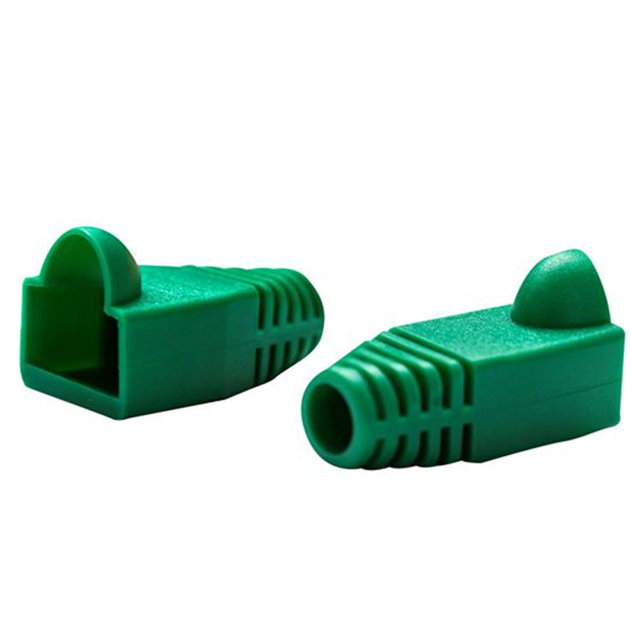 DYNAMIX SRB-UTP-GRN-20 - Green RJ45 Strain Relief Boot 6.0mm Outside Diameter 20pk Bag