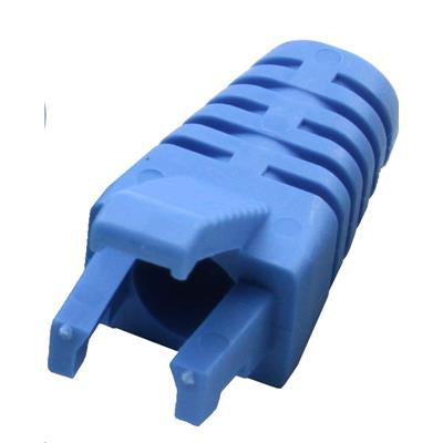 DYNAMIX SRS-BV2-BL-20 - Blue RJ45 Strain Relief Boot Slimline w/ Clip Protector 6.0mm Outside Diameter 20pk