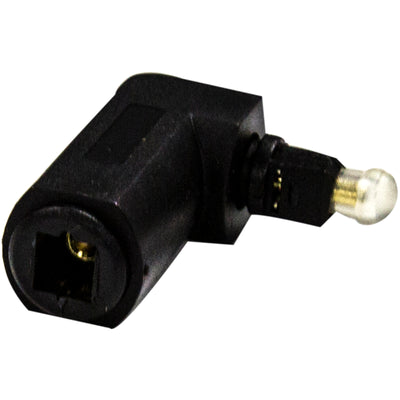 Dynamix TossLink Right Angled Fibre Optic Audio Male Female Adapter