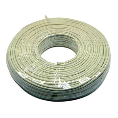 DYNAMIX C-C6-SOL-R50 - 50m Cat6 Ivory UTP Solid Cable Cable Roll 250MHz 23AWGx4P PVC CM UL Rated Jacket