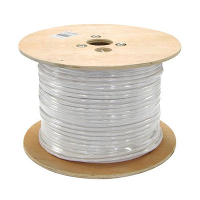Dynamix C-STP-STR STP Cat5E 100MHz Stranded Shielded Cable Roll - 305m - White 24 AWG x 4P - PVC Jacket