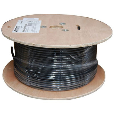 DYNAMIX 305m Cat6A Black S/FTP UV Stabilised Shielded External Cable. Above Ground