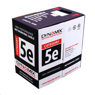 DYNAMIX C-C5E-ST-R - 305m Cat5e UTP Litzenkabel Rolle Elfenbein 100MHz 24AWGx4P PVC-Mantel