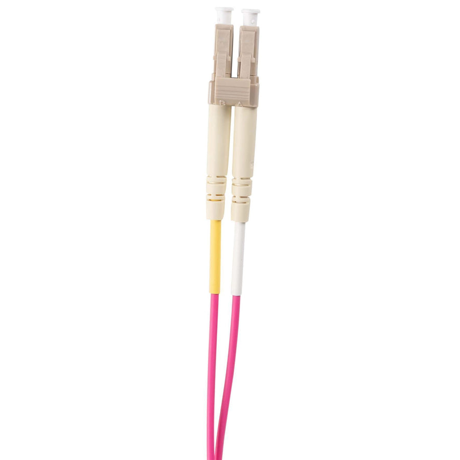 DYNAMIX FL-LCLCOM4-7 - 7M 50u LC/LC OM4 Fibre Lead (Duplex Multimode) Raspberry Pink LSZH Jacket