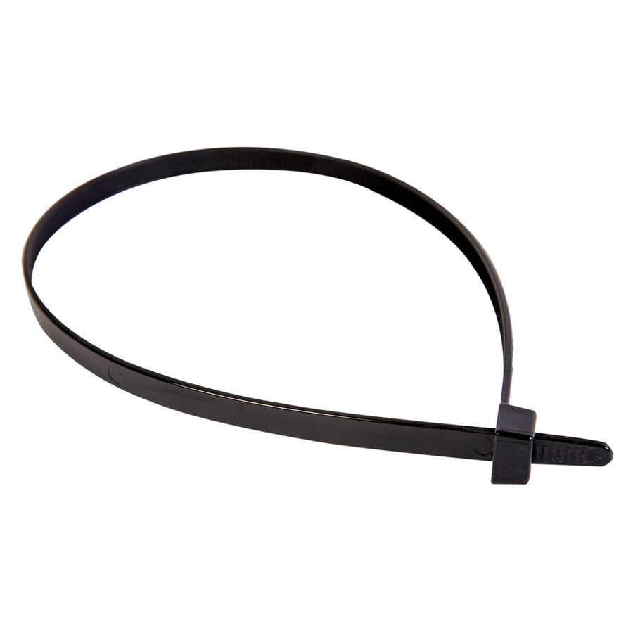 DYNAMIX DY2008B - 7.6 x 200mm UV Black Cable Ties Pack of 100 540N/55.1kgs Tensile Strength