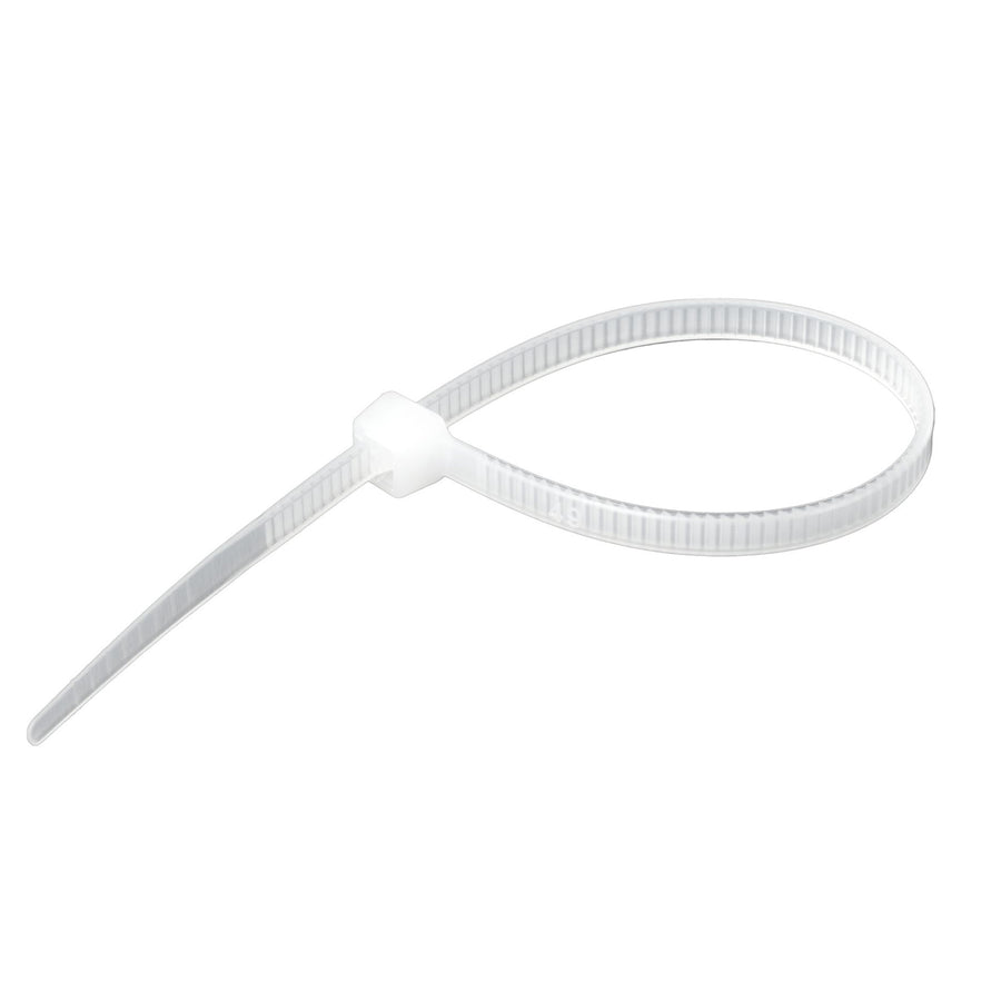 DYNAMIX DY3003N - 3.6 x 300mm Natural Cable Ties Pack of 100 180N/18.3kgs Tensile Strength