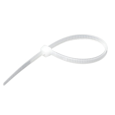 DYNAMIX 7.6 x 380mm Natural Cable Ties Pack of 100 540N/55.1kgs Tensile Strength