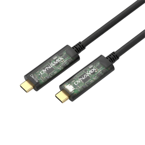 Dynamix 10M USB 3.2 Type C to C Hybrid Active Optical Cable