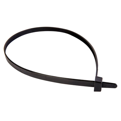 Dynamix DY4304B100 4.8 x 430mm UV Black Cable Ties Pack of 100 230N/23.4kgs Tensile Strength