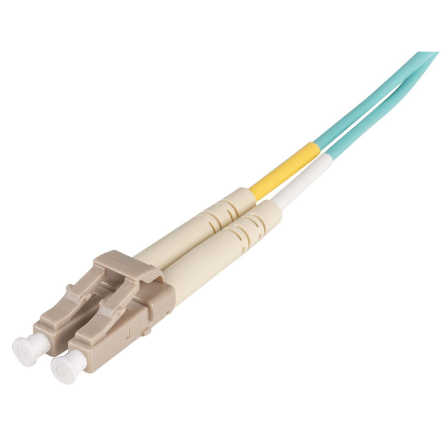 DYNAMIX FL-LCLCOM4AQ-5 - 5M 50u LC/LC OM4 Fibre Lead Duplex Multimode Aqua LSZH Jacket
