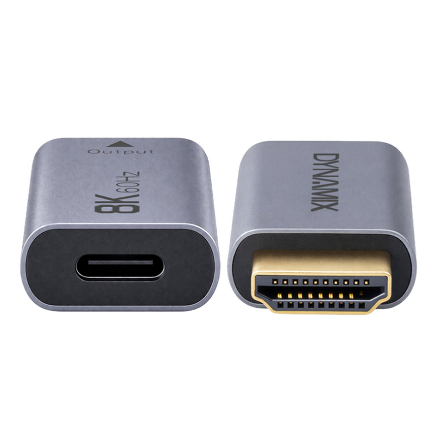 Dynamix A-U4C-HDMIM USB-C 4.0 Buchse auf HDMI Stecker Adapter, ultrahohe Auflösung bis zu 8K 60Hz