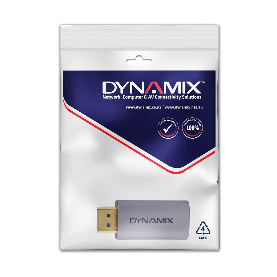 Dynamix A-U4C-HDMIM USB-C 4.0 Buchse auf HDMI Stecker Adapter, ultrahohe Auflösung bis zu 8K 60Hz