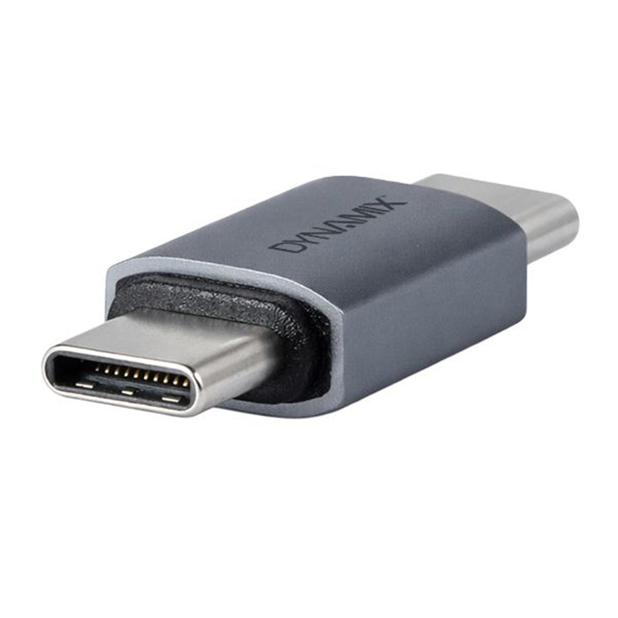 DYNAMIX A-U4C-MM - USB-C 4.0 Male/Male Adapter Supports USB 4.0 Sliver Aluminium Shell.