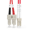 Unspecified FL-LCSC50-1H-RED Unspecified 1.5M 50u LC/SC OM3 Fibre Lead Duplex Multimode LSZH Jacket (RED) — image 3