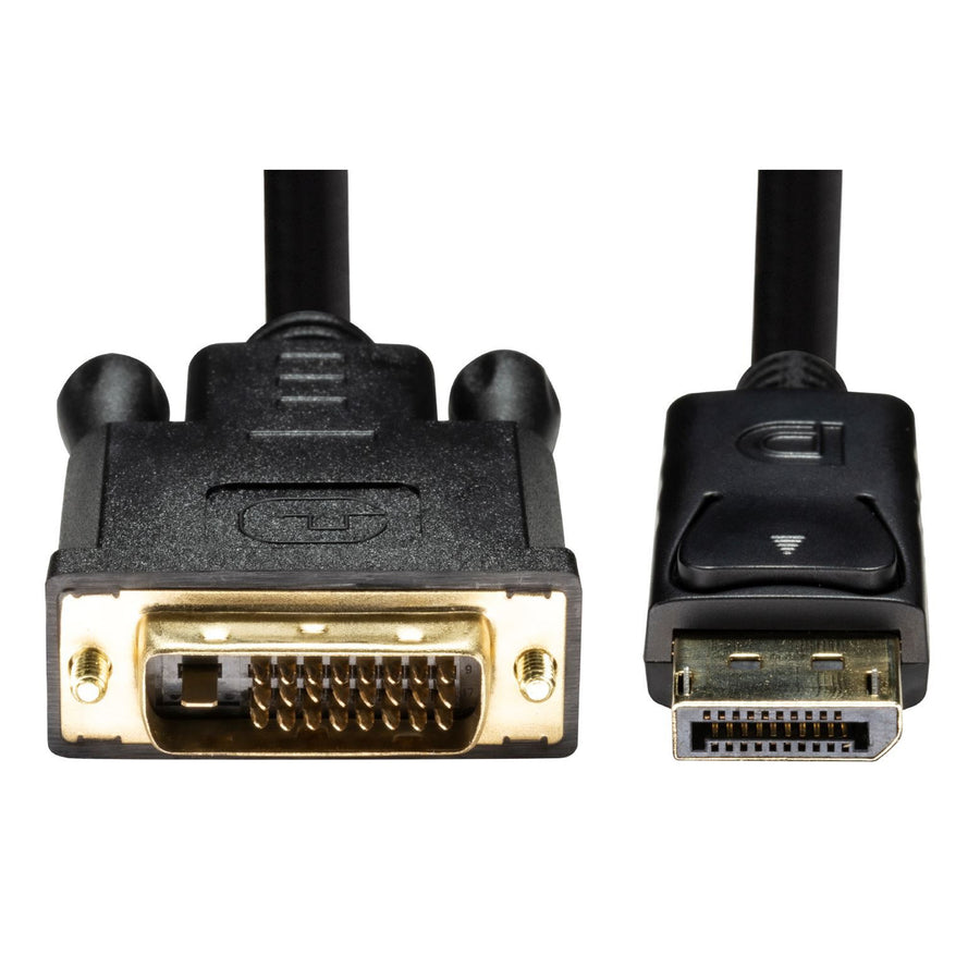 DYNAMIX C-DP-DVIDM-1H - 1.5m DisplayPort Source to DVI-D Monitor Male Cable Max Resolution 1080p 60Hz.