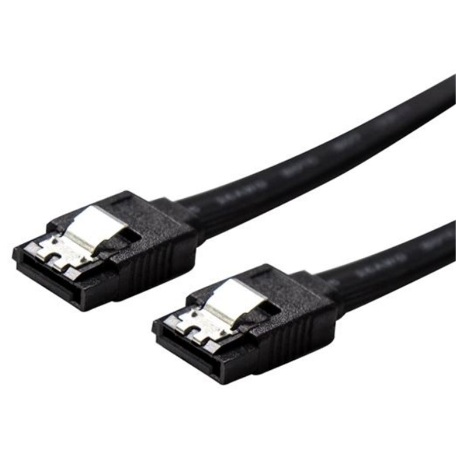 DYNAMIX C-SATA3-20 - 0.2m SATA 6Gbs Data Cable w/ Latch Black colour