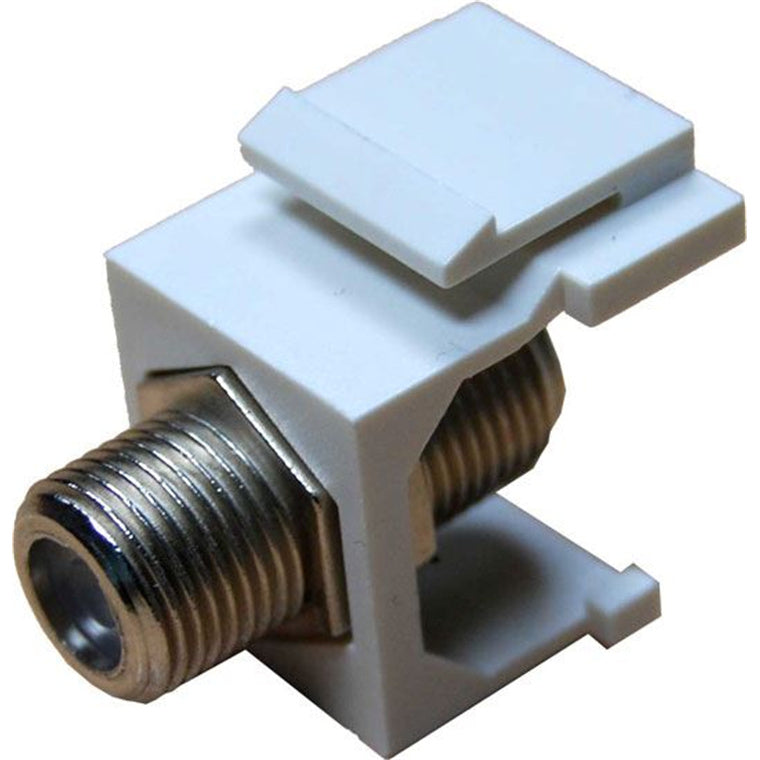 DYNAMIX AVP-FCONN - F to F Keystone Adapter Female Connectors on the Front & Back For Keystone Panel/Wall Plates