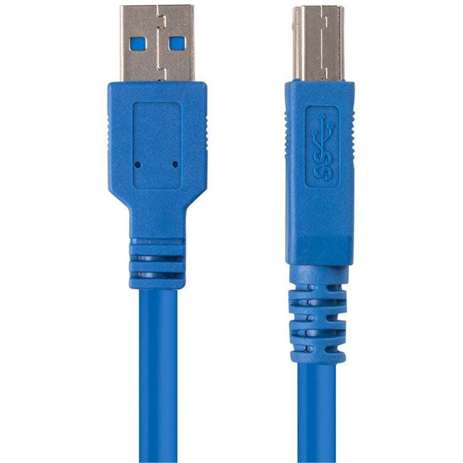 DYNAMIX C-U3AB-1 - 1m USB 3.0 USB-A Male to USB-B Male Cable Colour Blue