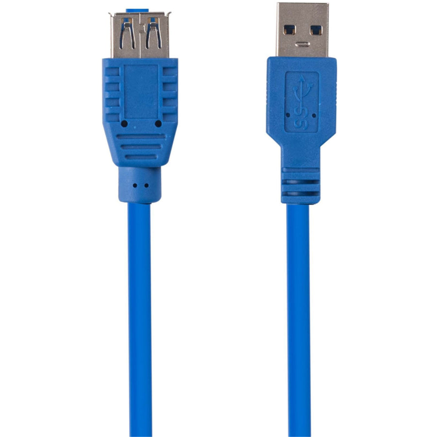 DYNAMIX C-U3-2 - 2m USB 3.0 USB-A Male to Female Extension Cable Blue 900mA/5V