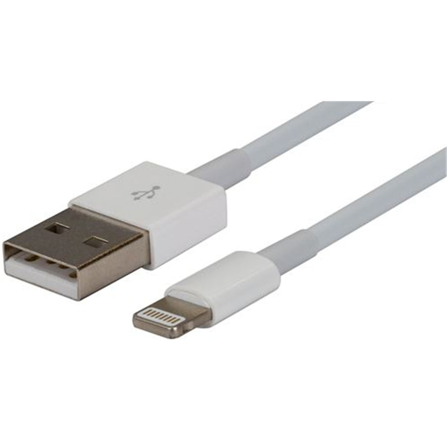 DYNAMIX C-IP5-1 - 1m USB-A to Lightning Charge & Sync Cable. For Apple iPhone iPad iPad mini & iPod