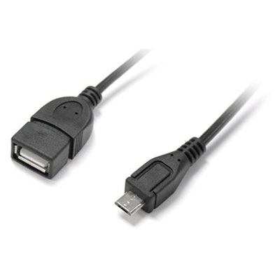 DYNAMIX C-U2-OTG – 0,1 m USB 2.0 Micro-B Stecker auf USB-A Buchse Adapter OTG-kompatibel