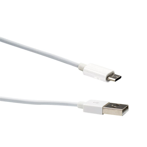 Dynamix C-U2AMICB-3WH USB-A 2.0 to USB Micro B Cable - 3m - White
