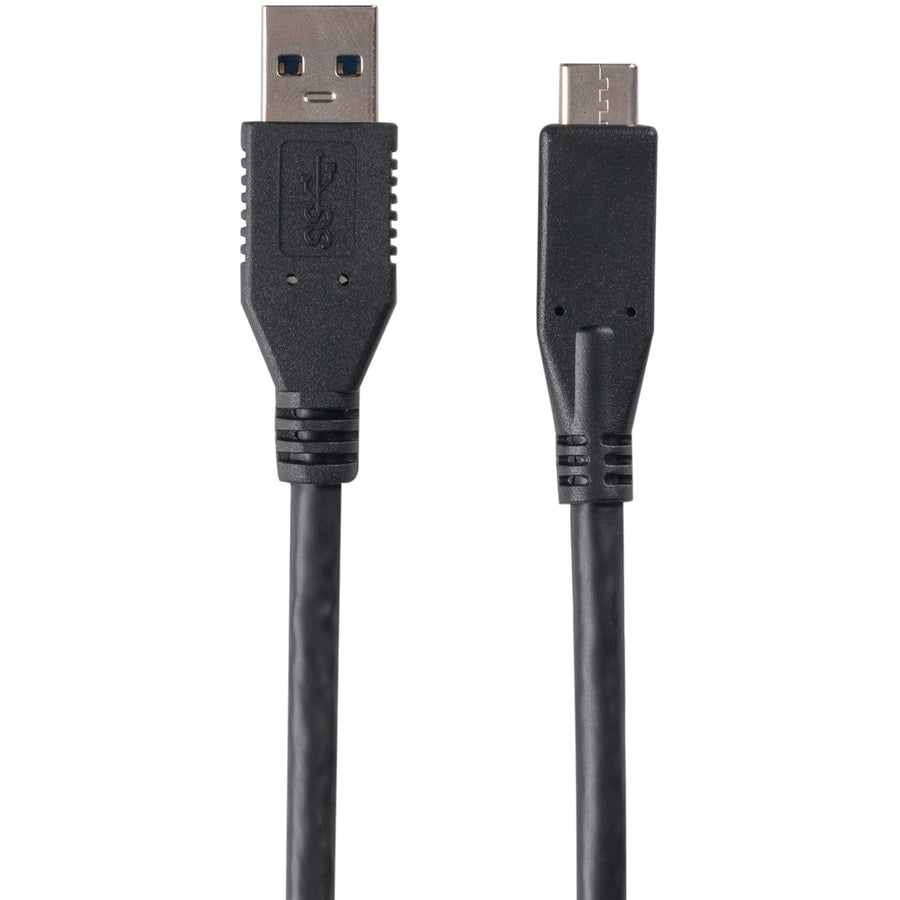 DYNAMIX C-U3-1CA-0-2 - 0.2M USB 3.1 USB-C Male to USB-A Male Cable. Black Colour Up to 10G Data Transfer Speed