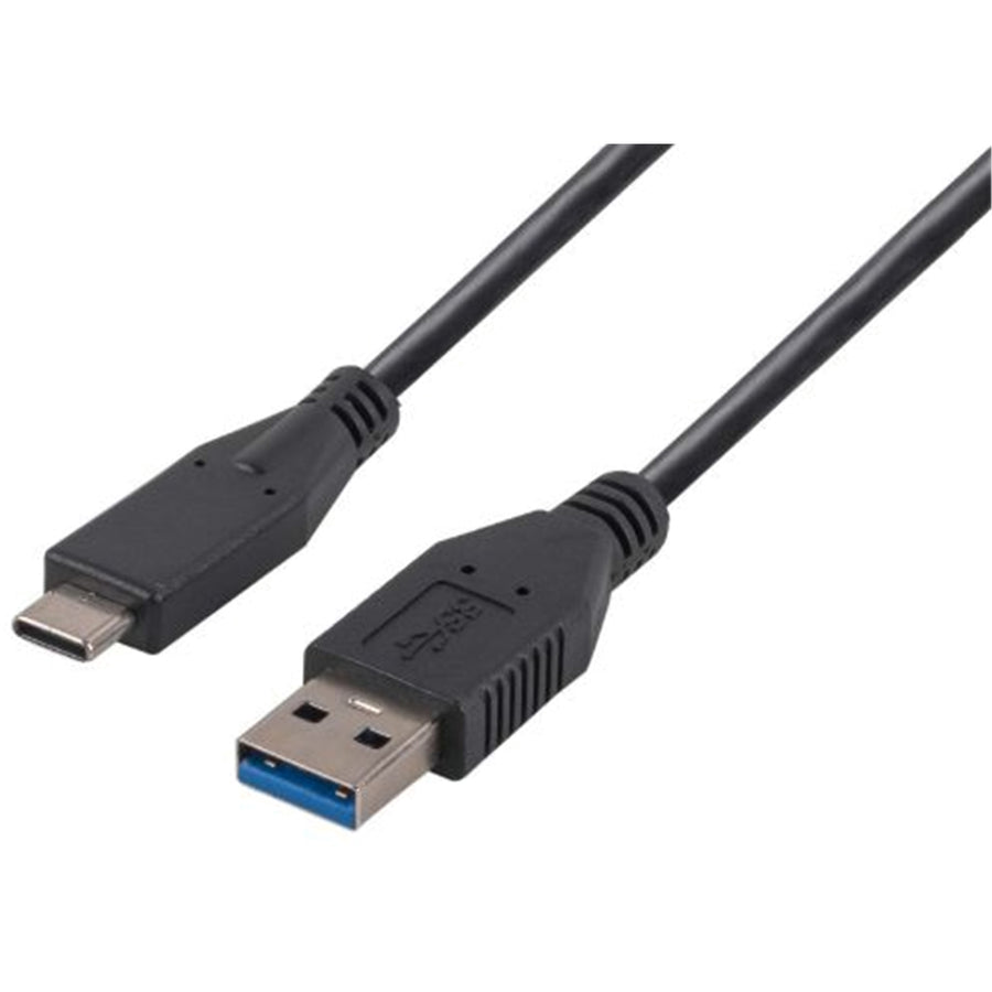 C-U3-1CA-3 - 3M USB 3.1 USB-C Male to USB-A Male Cable. Black Colour Up to 10G Data Transfer Speed