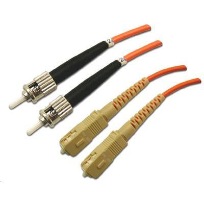 DYNAMIX FL-SCST-1 - 1M 62.5u SC/ST OM1 Fibre Lead Duplex Multimode Orange LSZH Jacket