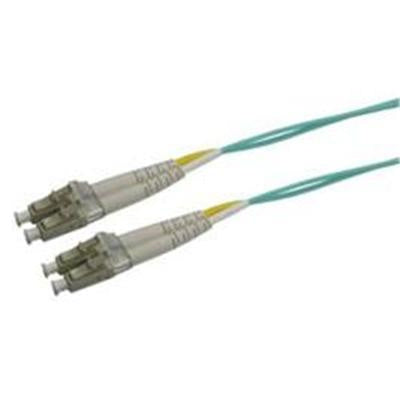 DYNAMIX FL-LCLC50-10 - 10M 50u LC/LC OM3 Fibre Lead Duplex Multimode Aqua LSZH Jacket
