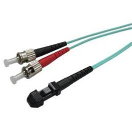 DYNAMIX FL-LCMT50-1 - 1M 50u LC/MT-RJ OM3 Fibre Lead Duplex Multimode Aqua LSZH Jacket