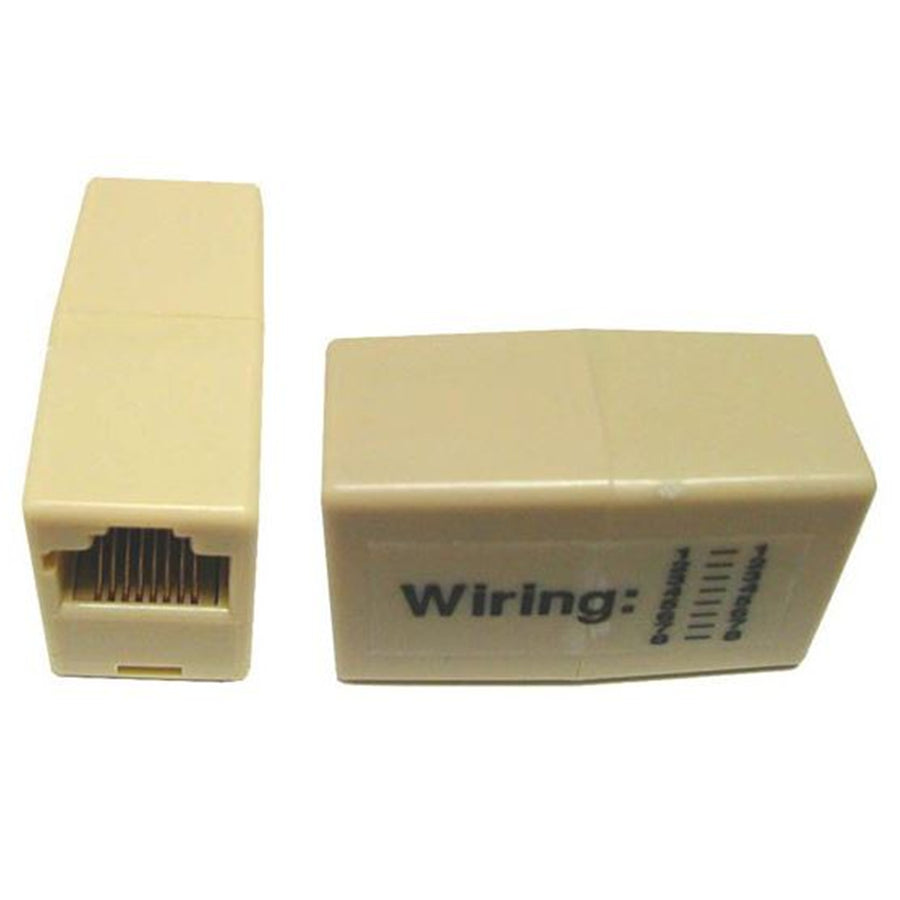DYNAMIX A-RJ12-1-1 - Voice Rated RJ11/RJ12 6x Conductor 2-Way Joiner (2 Sockets - Beige)