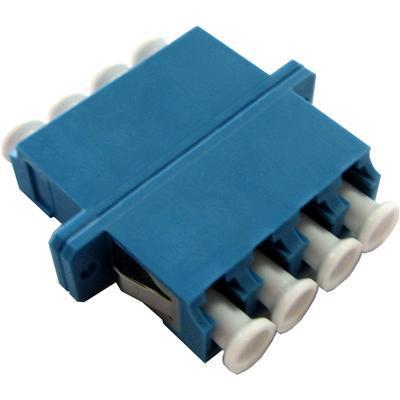 DYNAMIX A-FIBLCLC-QSM - Fibre LC/LC Quad Single-mode Mode Joiner Zirconia Ceramic Sleeve Blue