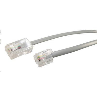 C-RJ1245-3 - 3m RJ12 to RJ45 Cable - 4C All pins connected crossed Colour Grey