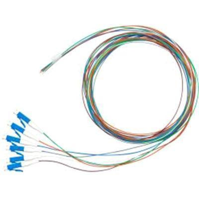DYNAMIX FPT-OS1LC-6 - 2M LC Pigtail G657A1 6 Pack Colour Coded 900um Single-mode Fibre Tight Buffer LSZH Jacket