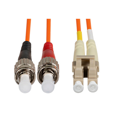 DYNAMIX FL-LCST-3 - 62.5u LC/ST OM1 Fibre Lead Duplex Multimode Orange LSZH Jacket