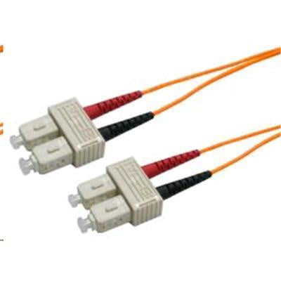 DYNAMIX FL-SCSC-2 - 2M 62.5u SC/SC OM1 Fibre Lead Duplex Multimode Orange LSZH Jacket