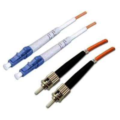DYNAMIX FL-LCST-2 - 2M 62.5u LC/ST OM1 Fibre Lead Duplex Multimode Orange LSZH Jacket