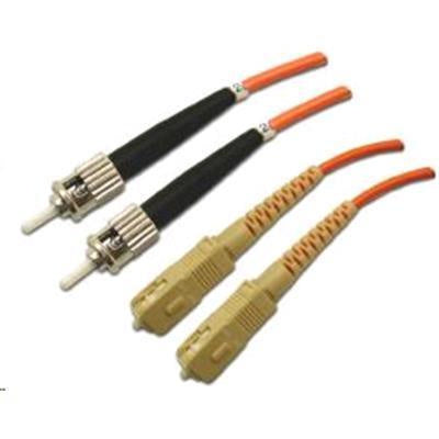 DYNAMIX FL-SCST-2 - 2M 62.5u SC/ST OM1 Fibre Lead Duplex Multimode Orange LSZH Jacket
