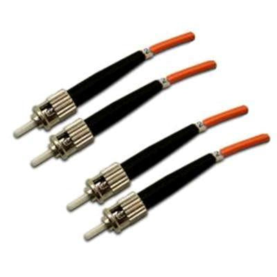 DYNAMIX FL-STST-2 - 2M 62.5u ST/ST OM1 Fibre Lead Duplex Multimode Orange LSZH Jacket