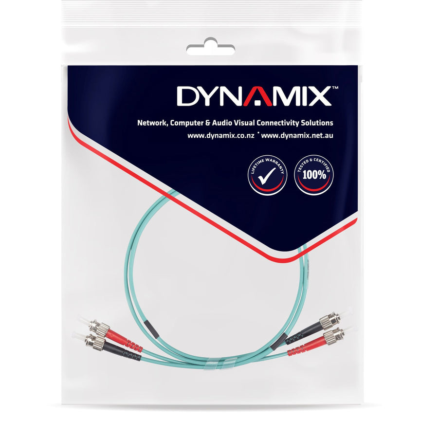 Dynamix  FL-STST50-5 OM3 ST to ST Fibre Lead - 5m