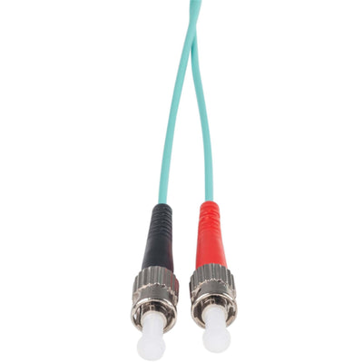 DYNAMIX FL-LCST50-10 - 10M 50u LC/ST OM3 Fibre Lead Duplex Multimode Aqua LSZH Jacket
