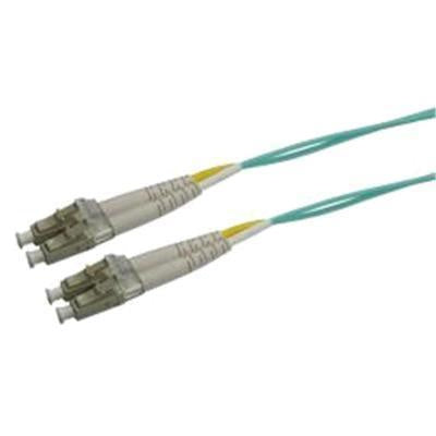 DYNAMIX FL-LCLC50-100 - 100M 50u LC/LC OM3 Fibre Lead Duplex Multimode Aqua LSZH Jacket