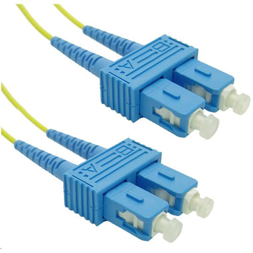 DYNAMIX FSM-SCSC-1 - 1M 9u SC/SC Duplex Sinlge Mode G657A1 Bend Insensitive Fibre Lead Yellow LSZH Jacket