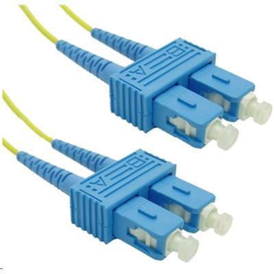 DYNAMIX 9u SC/SC Duplex Sinlge Mode G657A1 Bend Insensitive Fibre Lead Yellow LSZH Jacket