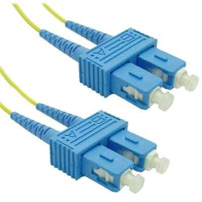 DYNAMIX FSM-SCSC-5 - 5M 9u SC/SC Duplex Sinlge Mode G657A1 Bend Insensitive Fibre Lead Yellow LSZH Jacket