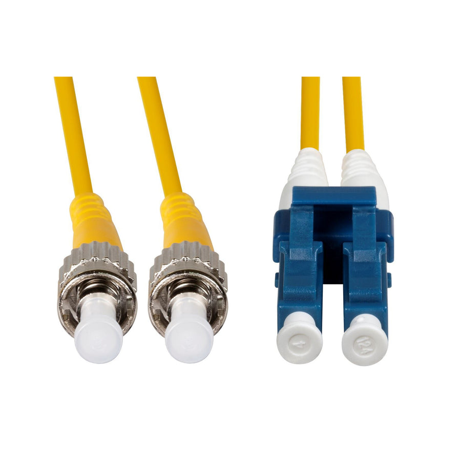 DYNAMIX FSM-LCST-30 - 30M 9u LC/ST Duplex Sinlge Mode G657A1 Bend Insensitive Fibre Lead Yellow LSZH Jacket