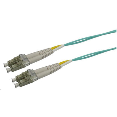 DYNAMIX FL-LCLC50-1H - 1.5M 50u LC/LC OM3 Fibre Lead Duplex Multimode Aqua LSZH Jacket